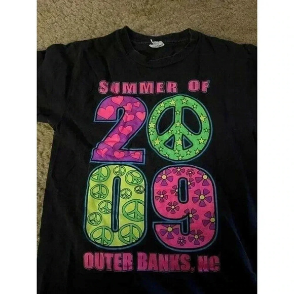 DELTA SIZE SMALL BLACK SHIRT W/ SAYING SUMMER OF 2003 - Picture 2 of 3